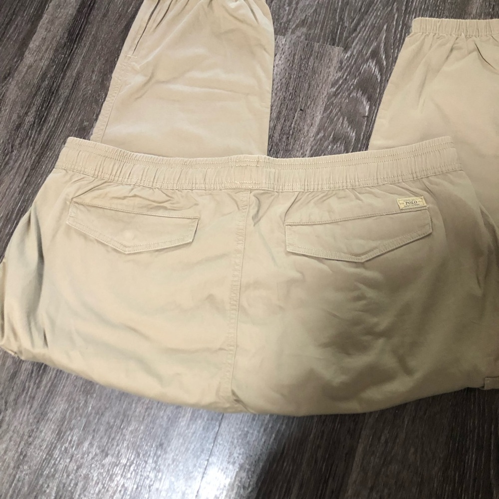 Polo Ralph Lauren Chino Joggers Tan Khaki XXL Utility Cargo - Picture 10 of 10